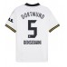Borussia Dortmund Ramy Bensebaini #5 3rd Dres 2024-25 Krátkým Rukávem
